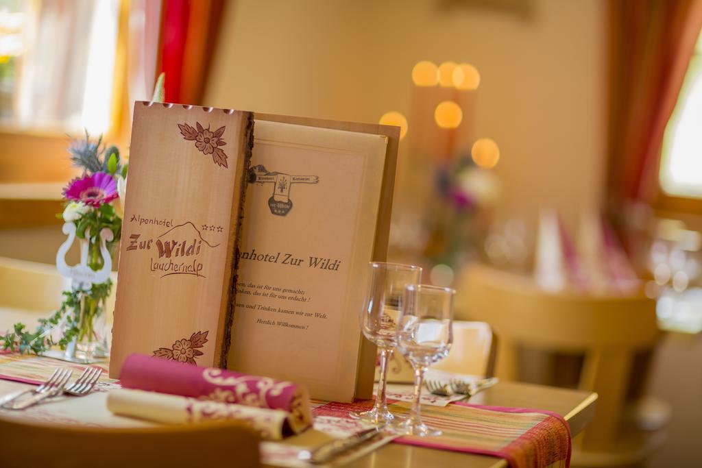 Alpenhotel Zur Wildi Lauchernalp Wiler Luaran gambar