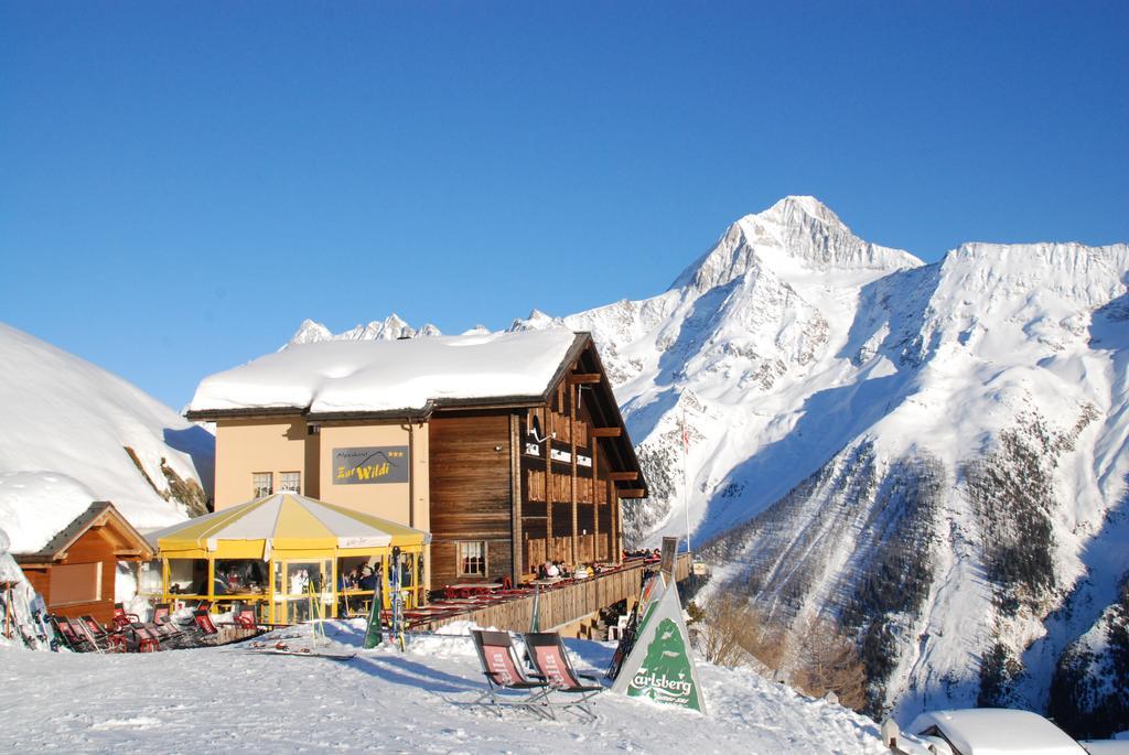 Alpenhotel Zur Wildi Lauchernalp Wiler Luaran gambar